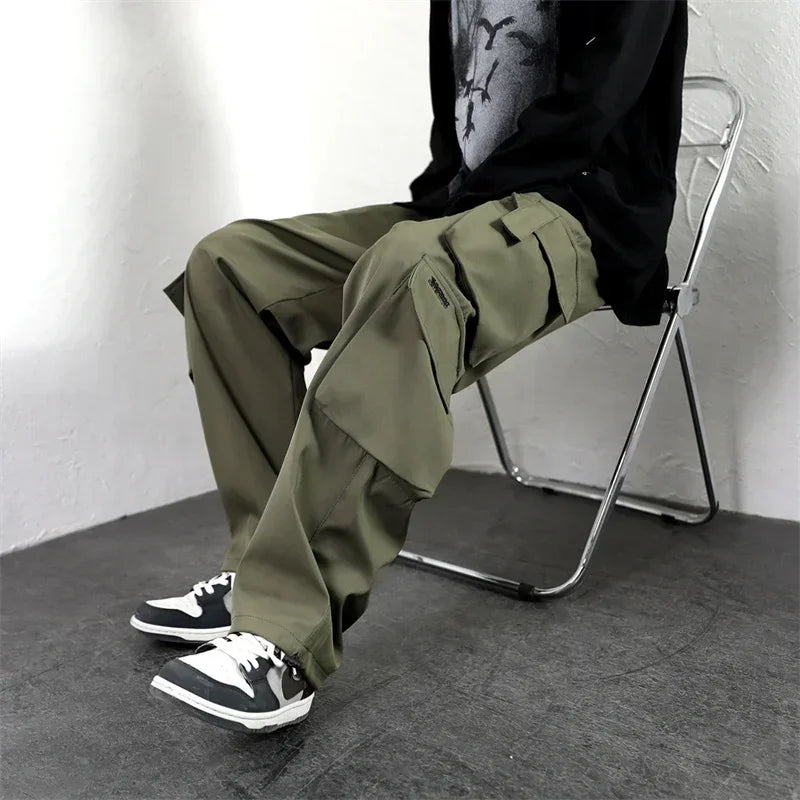Pantalones Hombre Multi-bolsillo Cargo