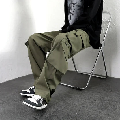 Pantalones Hombre Multi-bolsillo Cargo