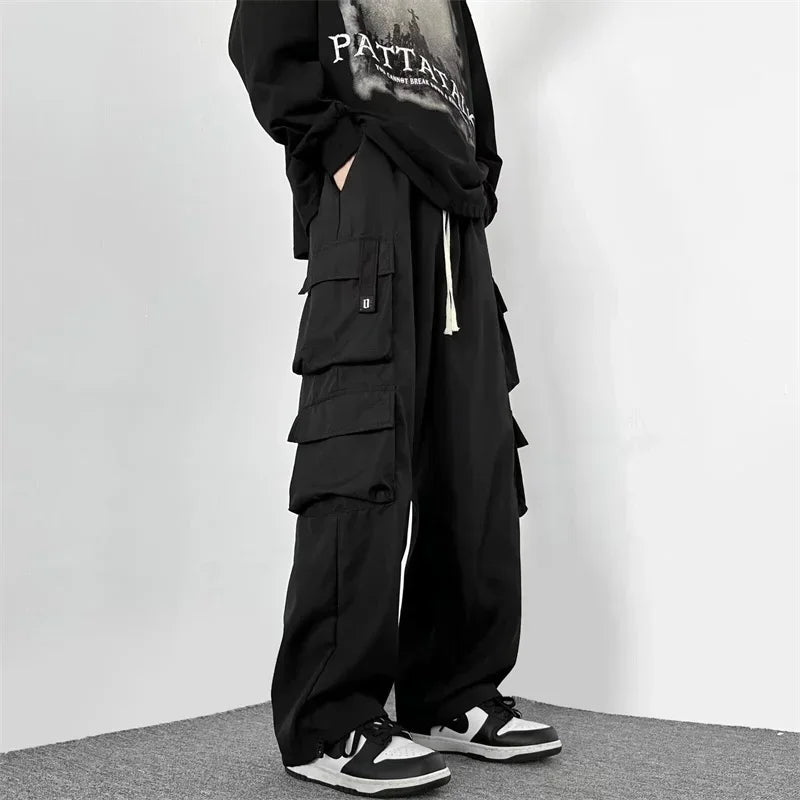 Pantalones Hombre Multi-bolsillo Cargo