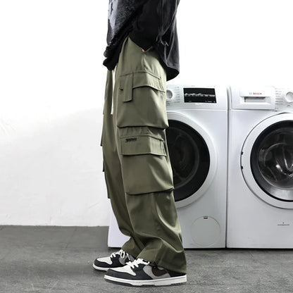 Pantalones Hombre Multi-bolsillo Cargo